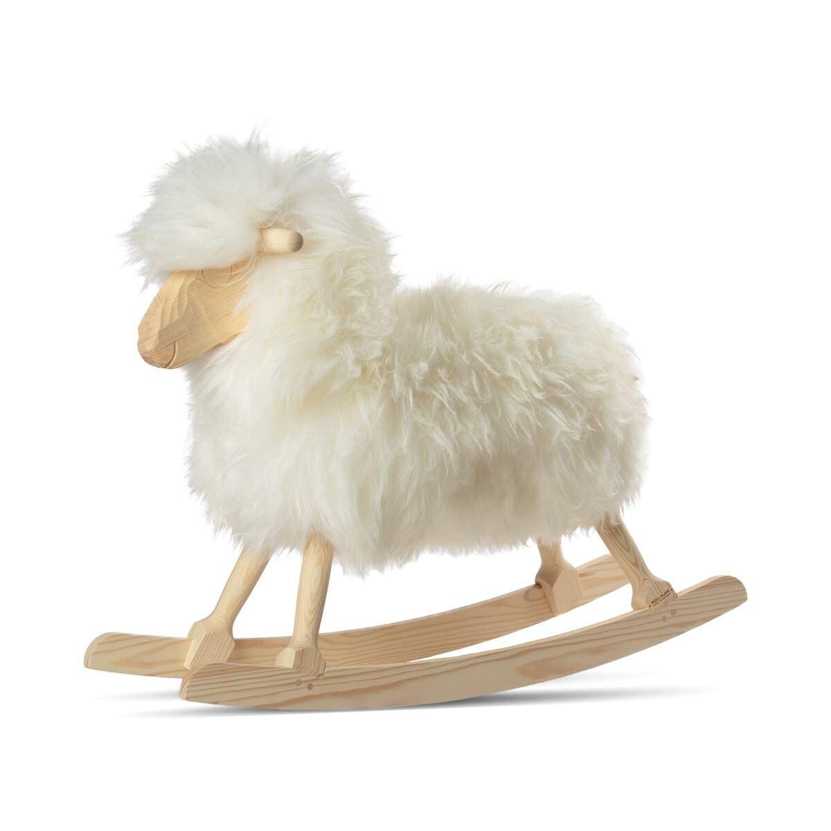 Rocking Sheep | Short Wool | L85xW25xH60 cm | Large