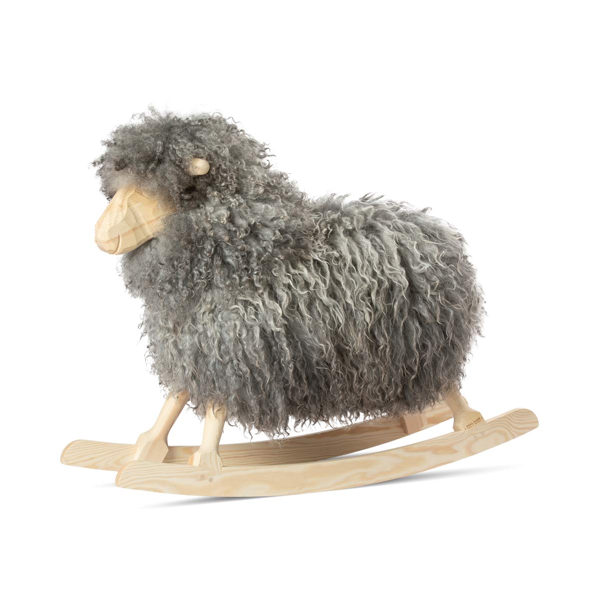 The Rocking Sheep │ Povl Kjer Design │ Made in Denmark │ Gotland Curly Wool │ Large
